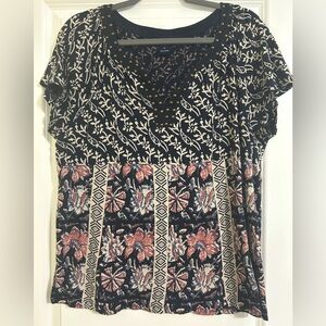 Lucky Brand Women's Short-Sleeve Shirt